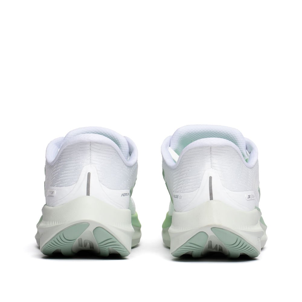 Tênis Feminino Skechers Aero Pulse Branco/Verde Claro Branco/Verde 3