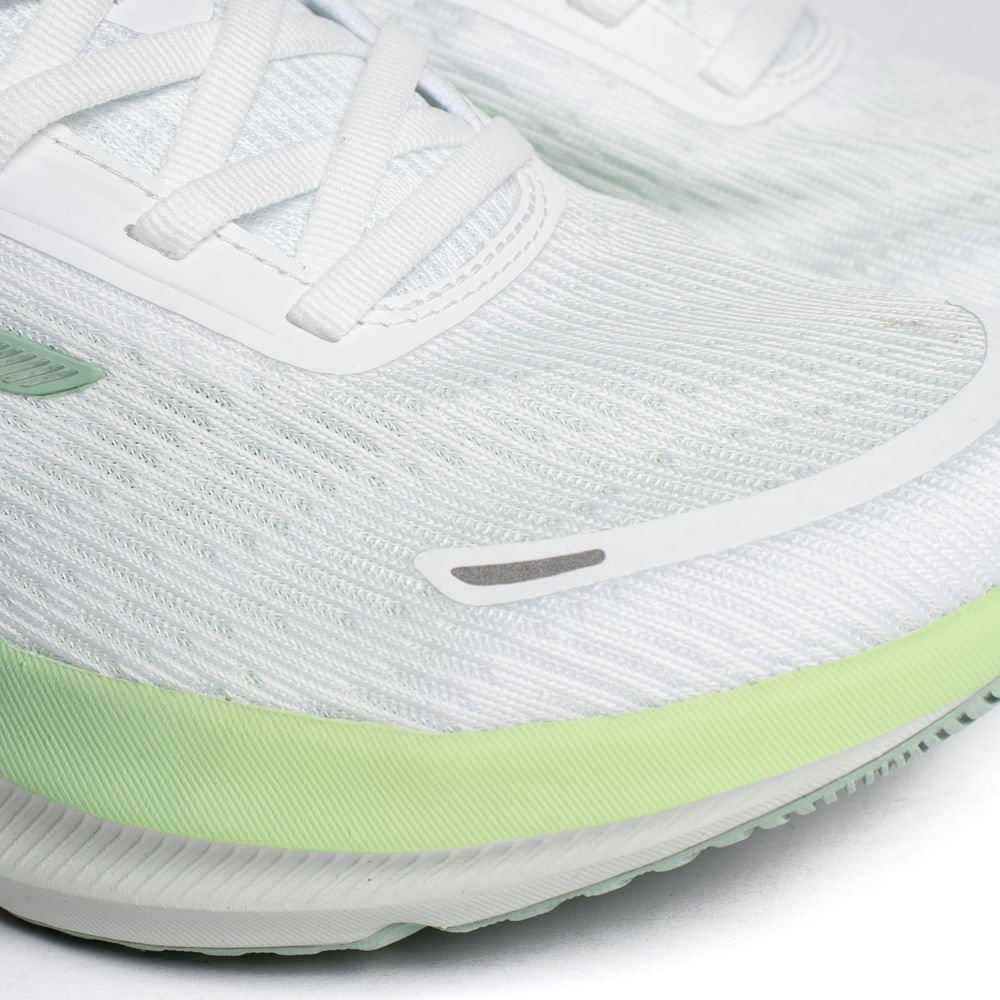 Tênis Feminino Skechers Aero Pulse Branco/Verde Claro Branco/Verde 5