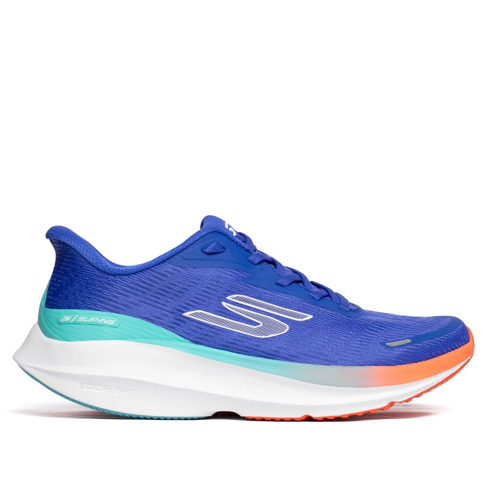 Tênis Masculino Skechers Aero Pulse Azul Royal/Multi