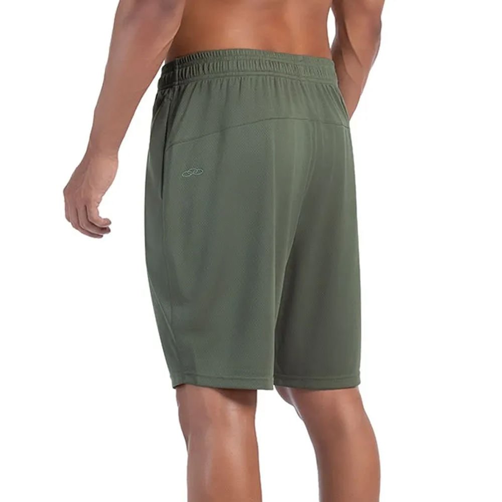 Bermuda Masculina Olympikus Line Mesh 7 Dry Action Verde Verde 2
