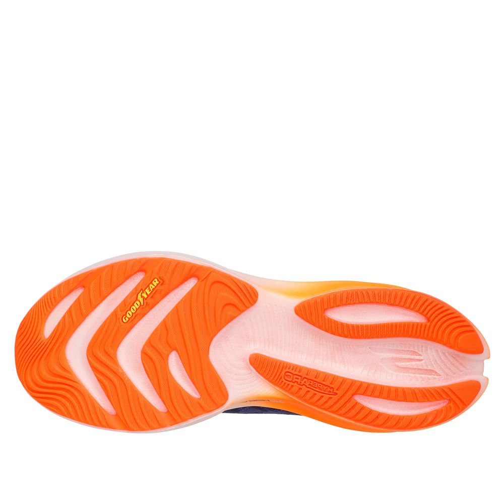 Tênis Masculino Skechers Aero Spark Marinho/laranja Marinho/Laranja 2