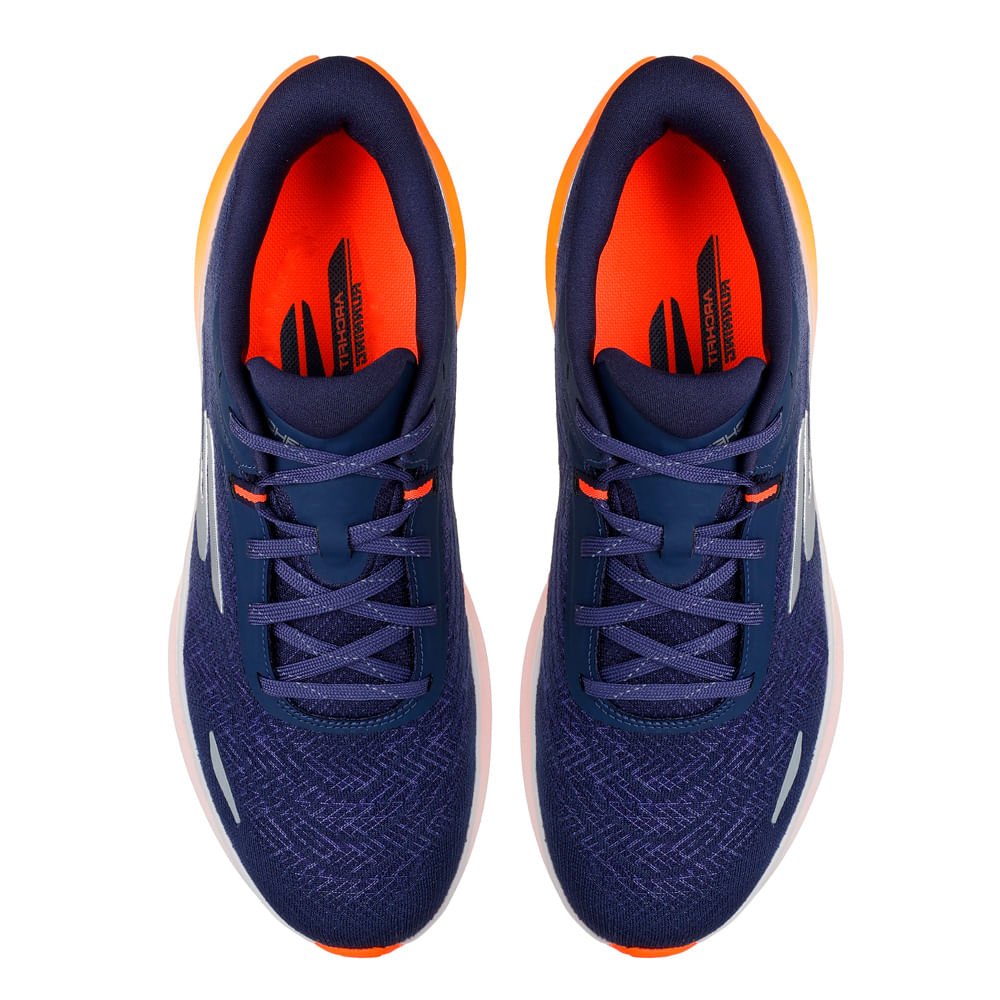 Tênis Masculino Skechers Aero Spark Marinho/laranja Marinho/Laranja 4