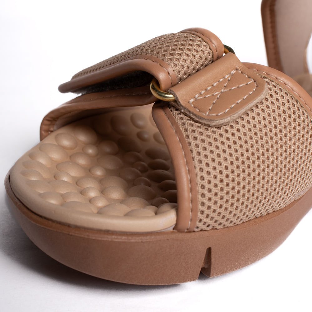 Sandália Feminina Modare Flatform Tiras Largas Bege/Nude Bege 6