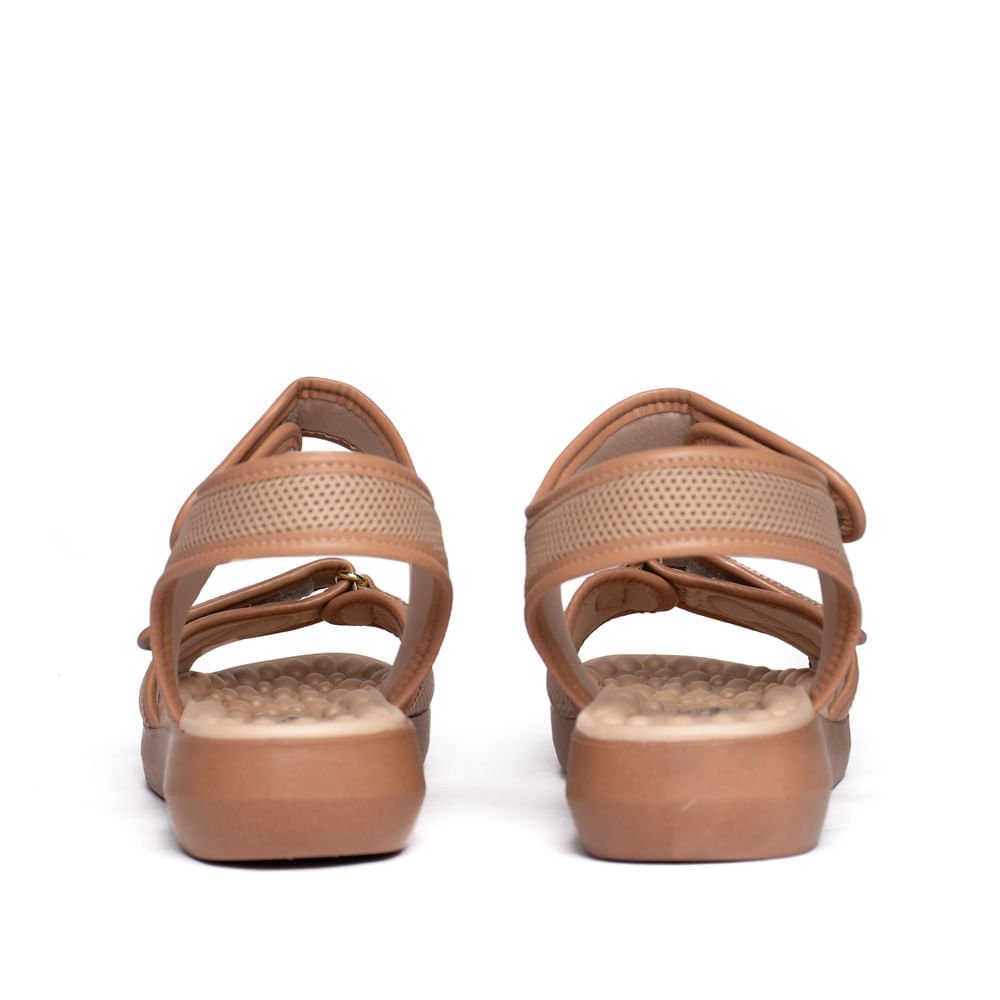 Sandália Feminina Modare Flatform Tiras Largas Bege/Nude Bege 3