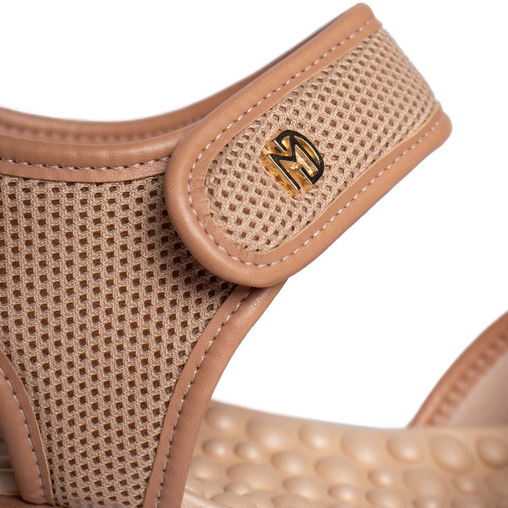 Sandália Feminina Modare Flatform Tiras Largas Bege/Nude Bege 5