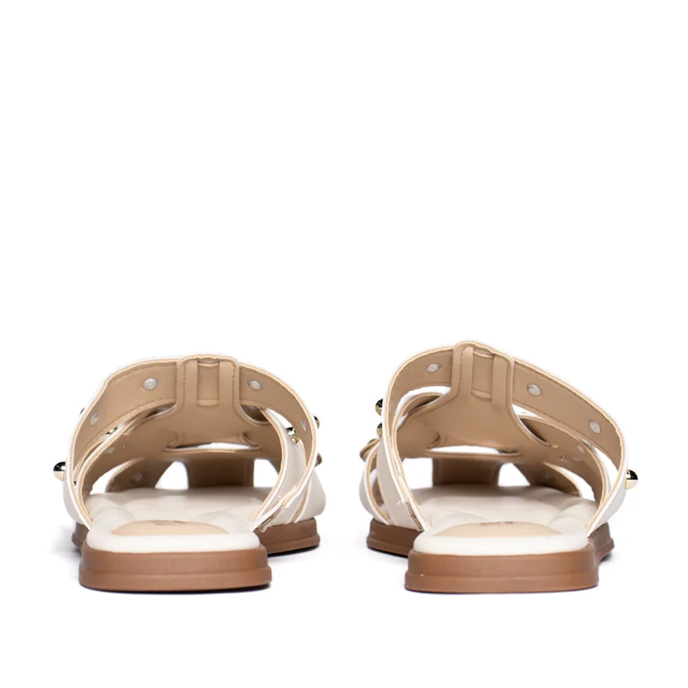 Clog Feminino Modare com Corrente Off White Off White 4