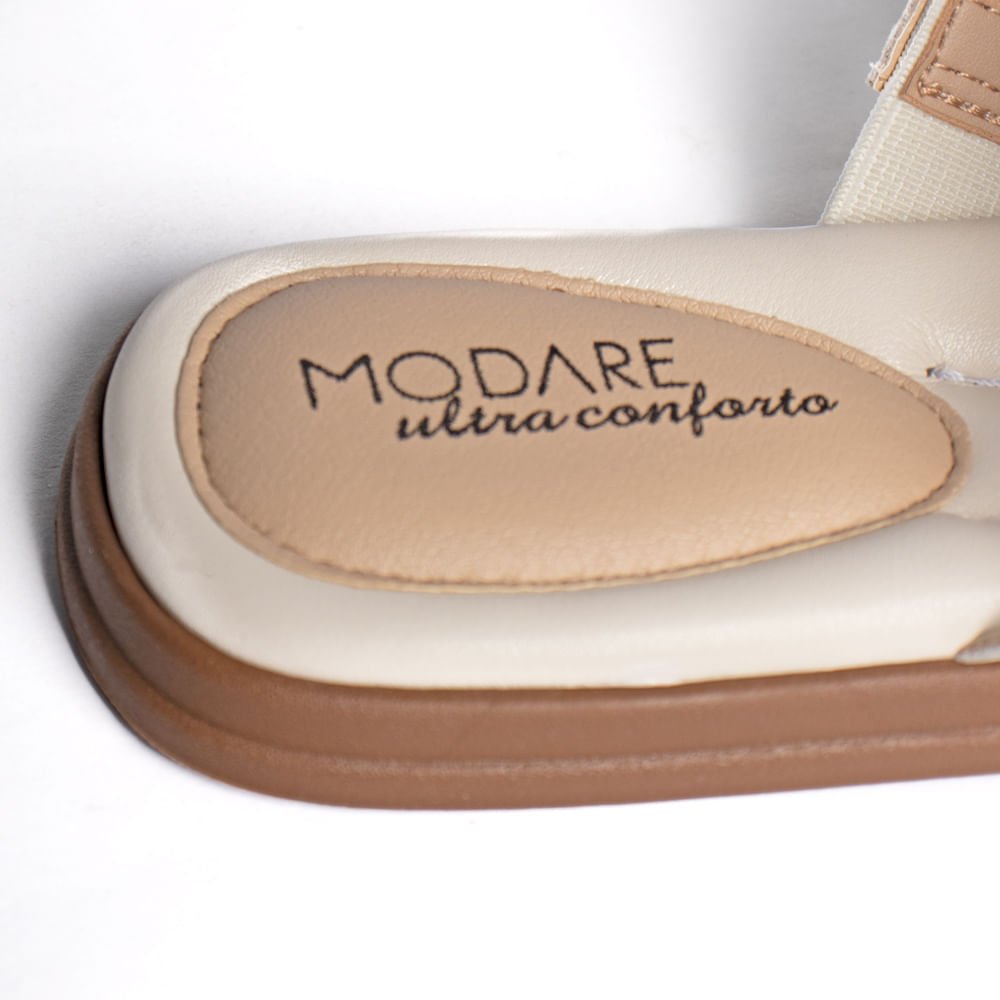 Clog Feminino Modare com Corrente Off White Off White 6