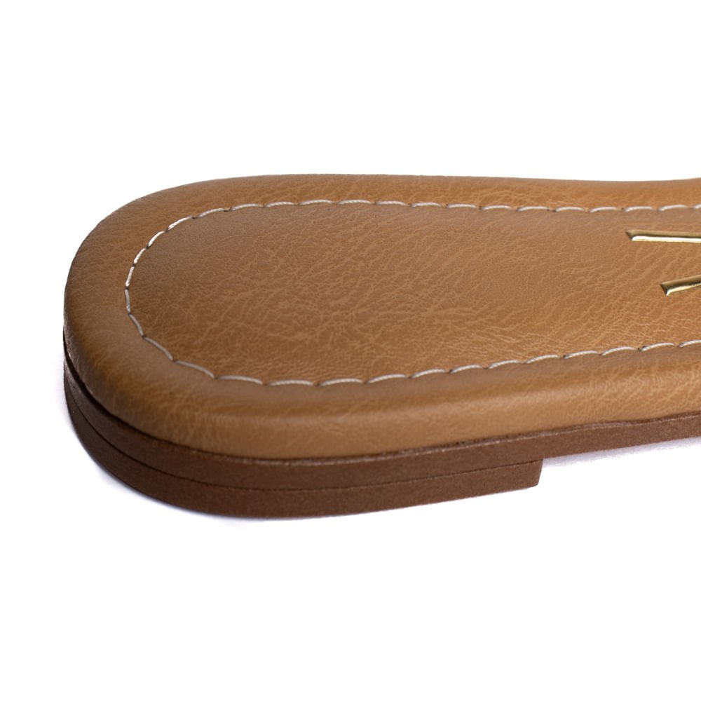 Rasteira Feminina Vizzano com Recortes Areia Areia 5