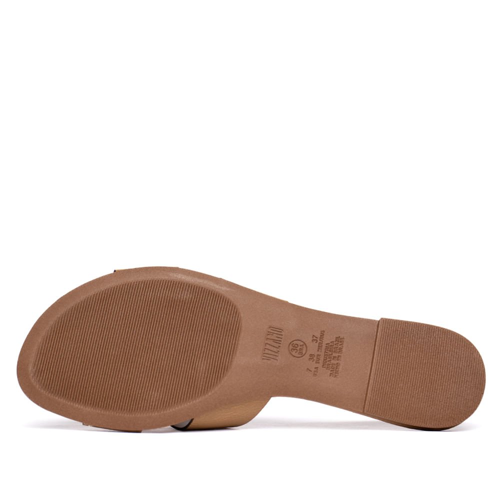 Rasteira Feminina Vizzano com Recortes Areia Areia 2