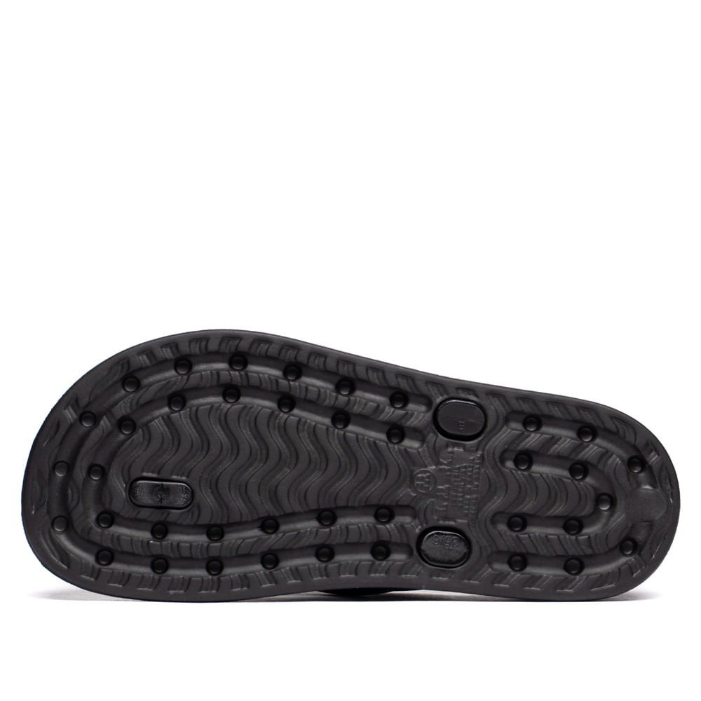 Chinelo Feminino Moleca Tira De Dedo Flatform Preto Preto 3