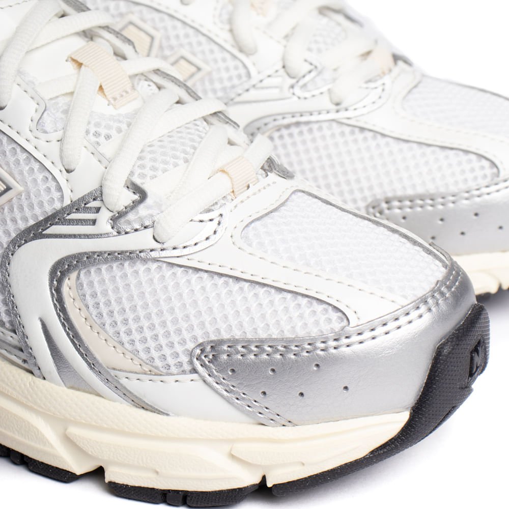 Tênis Unissex New Balance 530 ABZORB Casual Off White/Prata Off White 5