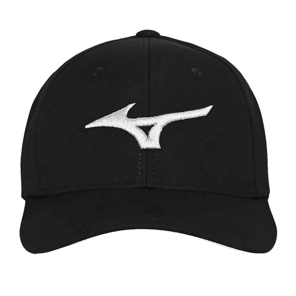 Boné Unissex Mizuno Prime Logo Preto/Cinza Claro Preto 2