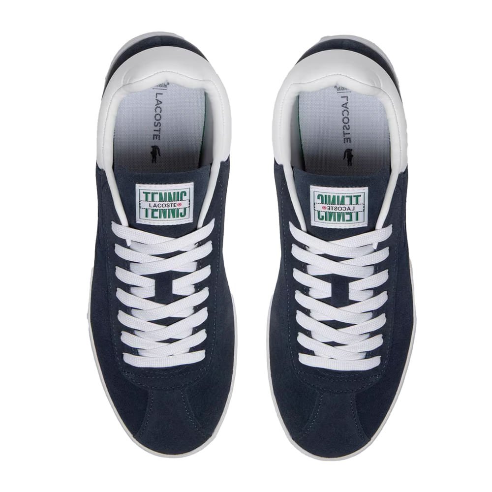 Tênis Masculino Lacoste Baseshot 1996 Marinho/Branco Marinho/Branco 4