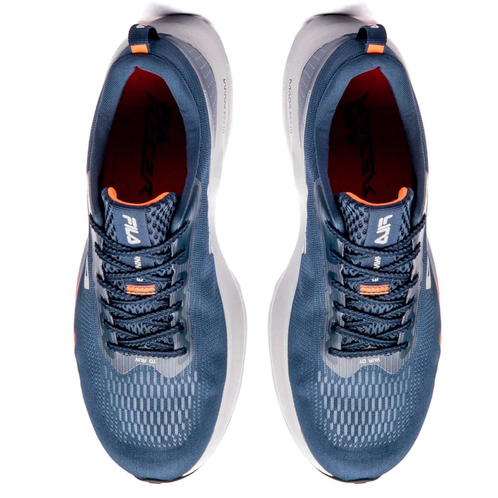 Tênis Masculino Fila Racer Fastpace Marinho/Laranja Marinho/Laranja 4
