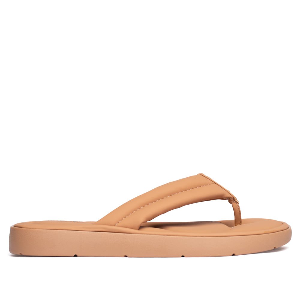 Chinelo Feminino Modare Tiras Ultrasoft Nobuck Nude Nude 2