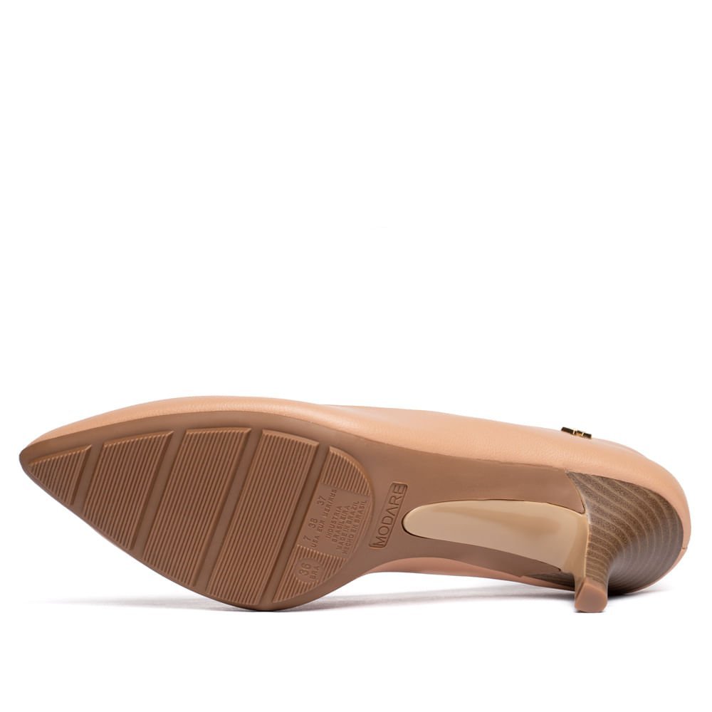 Scarpin Feminino Modare Napa Salto Baixo Nude Nude 2