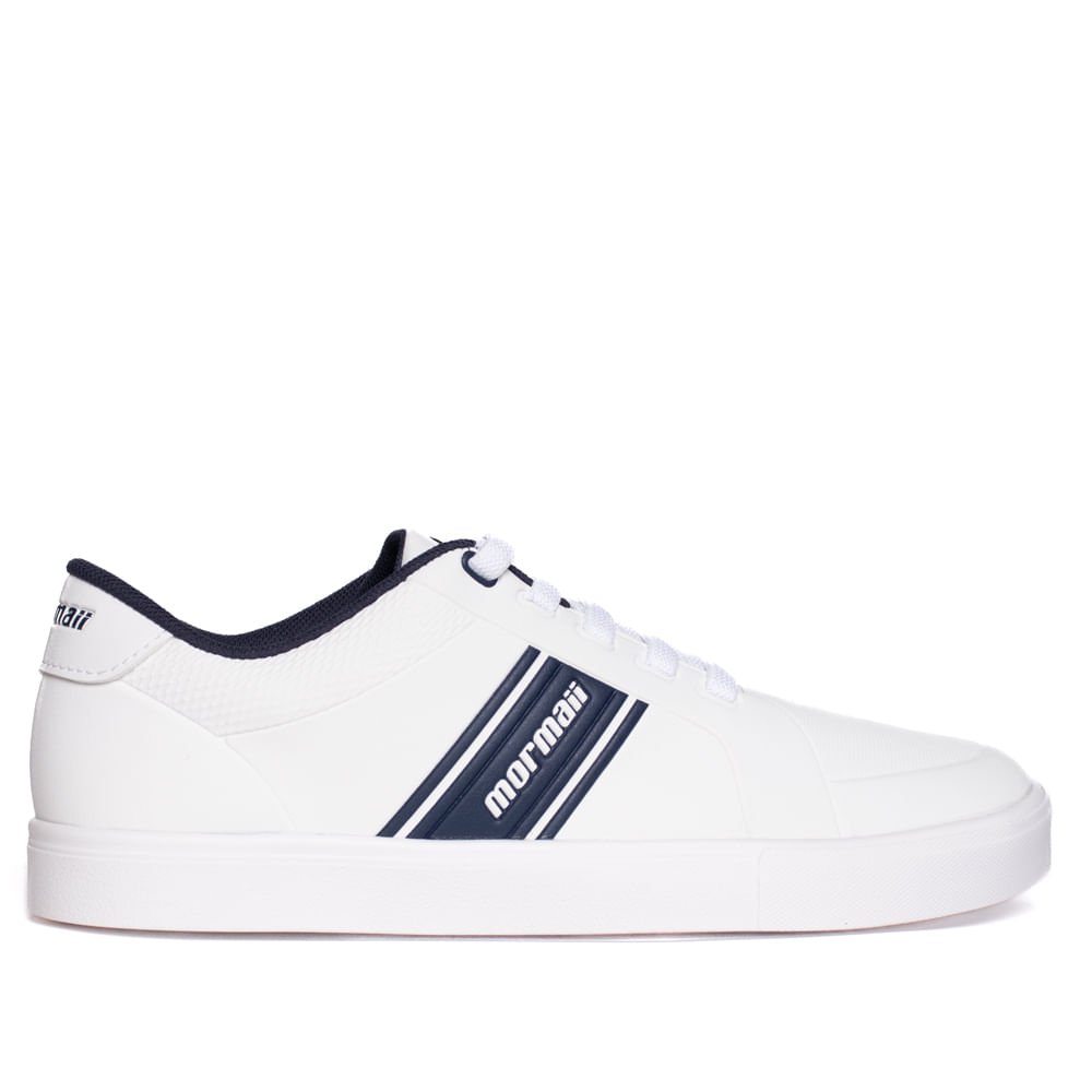 Tênis Masculino Mormaii Urban Malta Slip-On Branco/Marinho