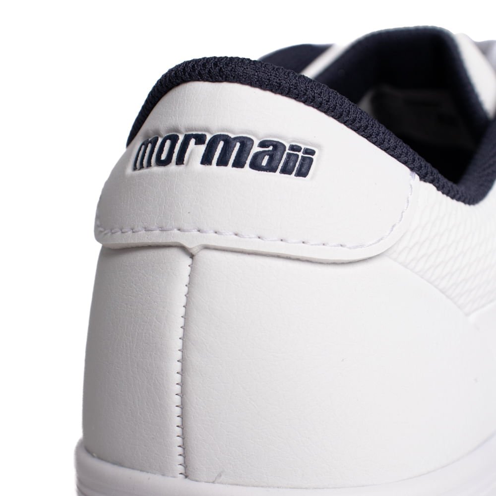 Tênis Masculino Mormaii Urban Malta Slip-On Branco/Marinho Branco/Marinho 6