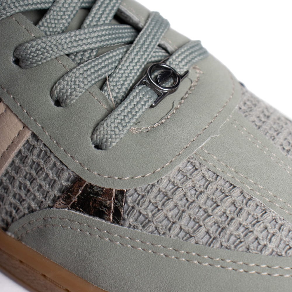 Tênis Feminino Dakota Casual Nobuck/Tela Verde Verde 4