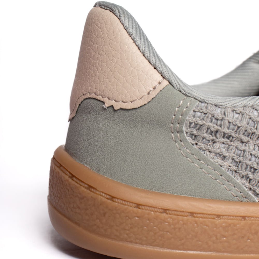 Tênis Feminino Dakota Casual Nobuck/Tela Verde Verde 5