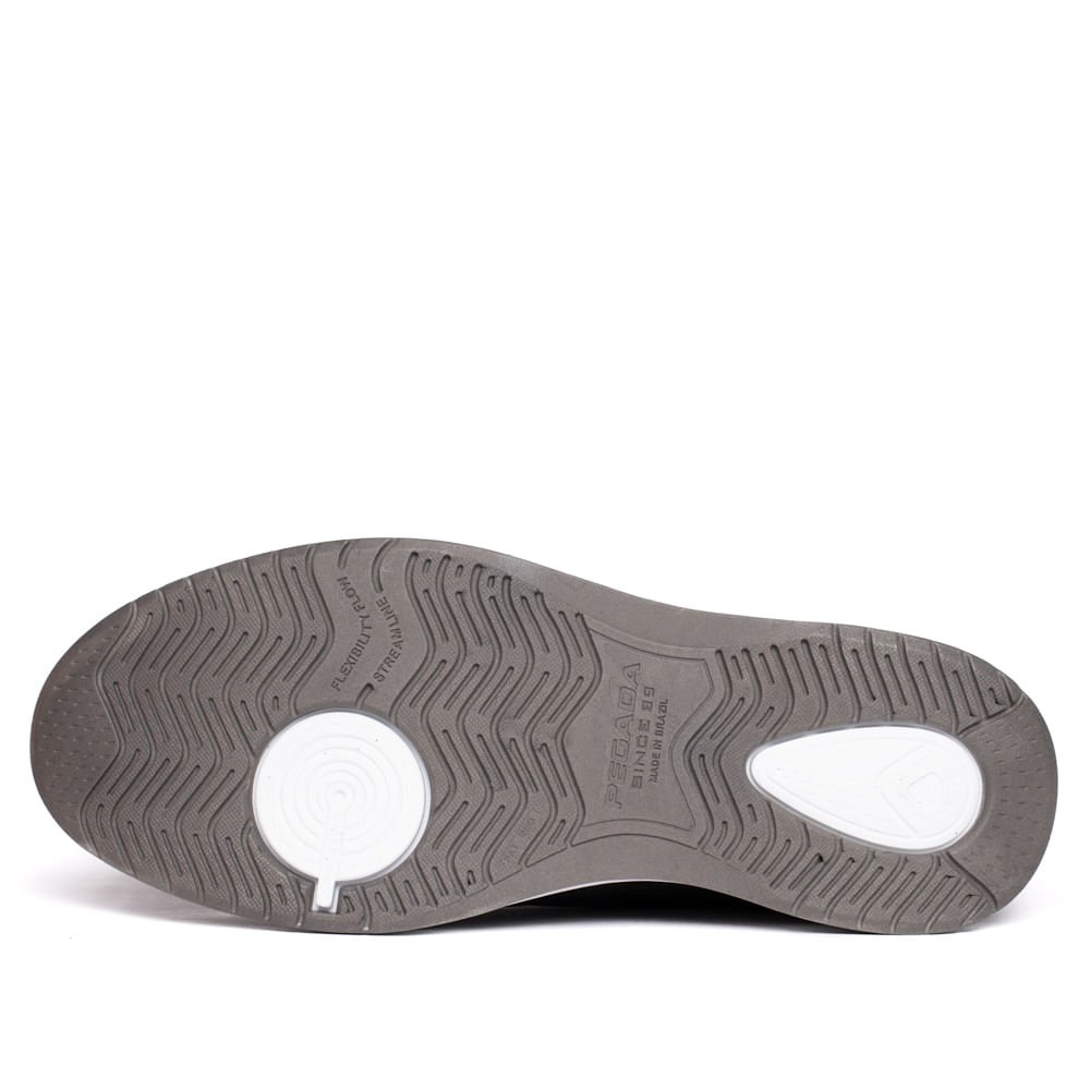 Sapatênis Masculino Pegada Microfibra Calce Fácil Preto Preto 2