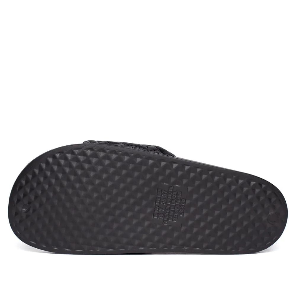 Chinelo Slide Feminino Kolosh Texturizado Preto Preto 3