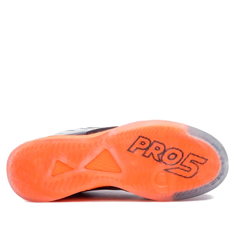 Chuteira Masculina Umbro Futsal Pro 5 Bump Preto/Laranja Preto/Laranja 2