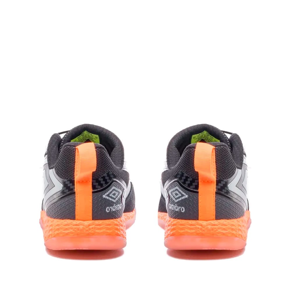 Chuteira Masculina Umbro Futsal Pro 5 Bump Preto/Laranja Preto/Laranja 3