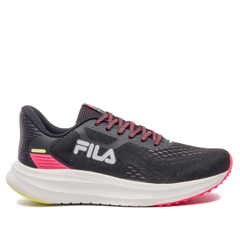 Tênis Feminino Fila Fastness Mesh Energized Preto/Rosa