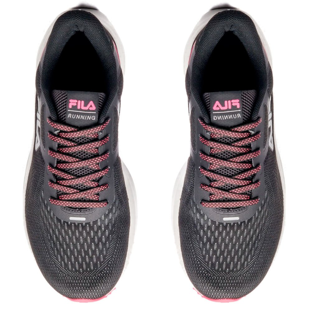 Tênis Feminino Fila Fastness Mesh Energized Preto/Rosa Preto/Rosa 4