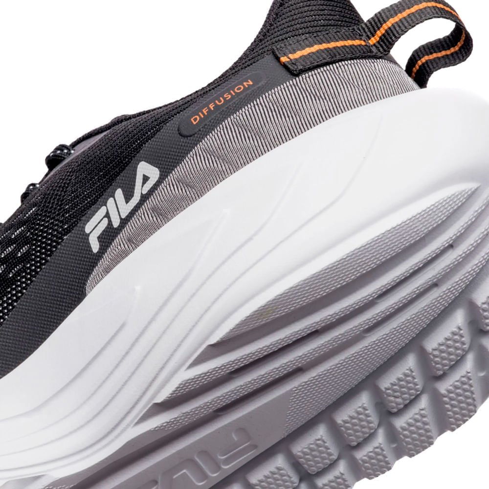 Tênis Feminino Fila Diffusion Fusion Mesh Preto/Dourado Preto/Dourado 6