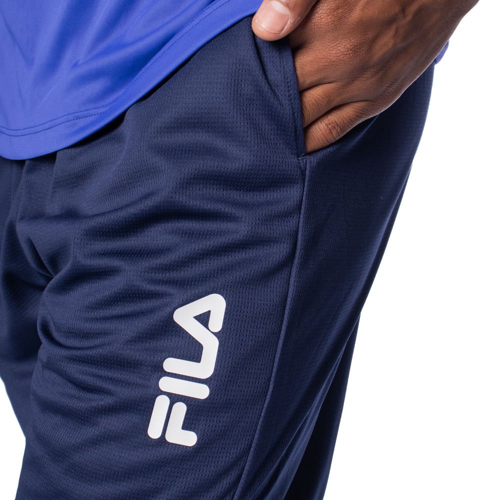 Bermuda Masculina Fila Sports Myler Flow Marinho/Branco Marinho/Branco 3