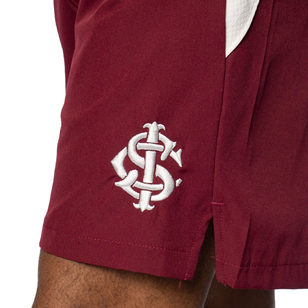 Calção Masculino Betel Internacional 1909 Vinho/Branco Vinho 3