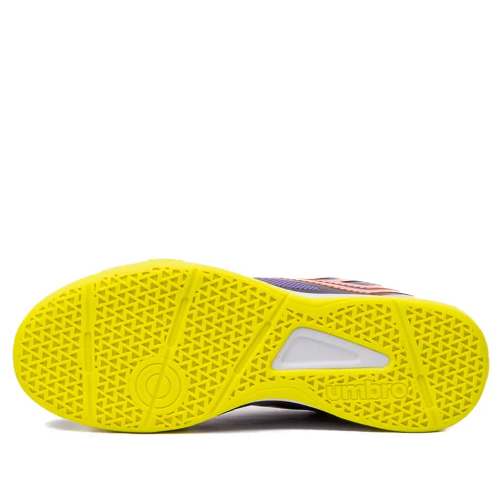 Chuteira Futsal Masculina Umbro Pro 5 Bump Club Cinza/Roxo Multicores 2