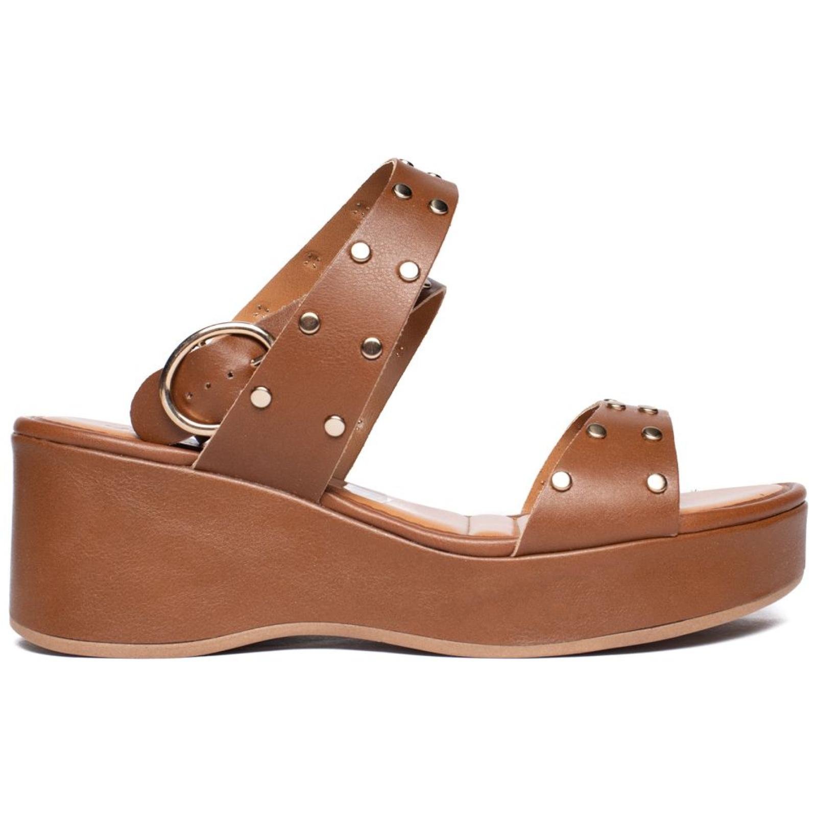 Sandália Feminina Mississipi Anabela Marrom