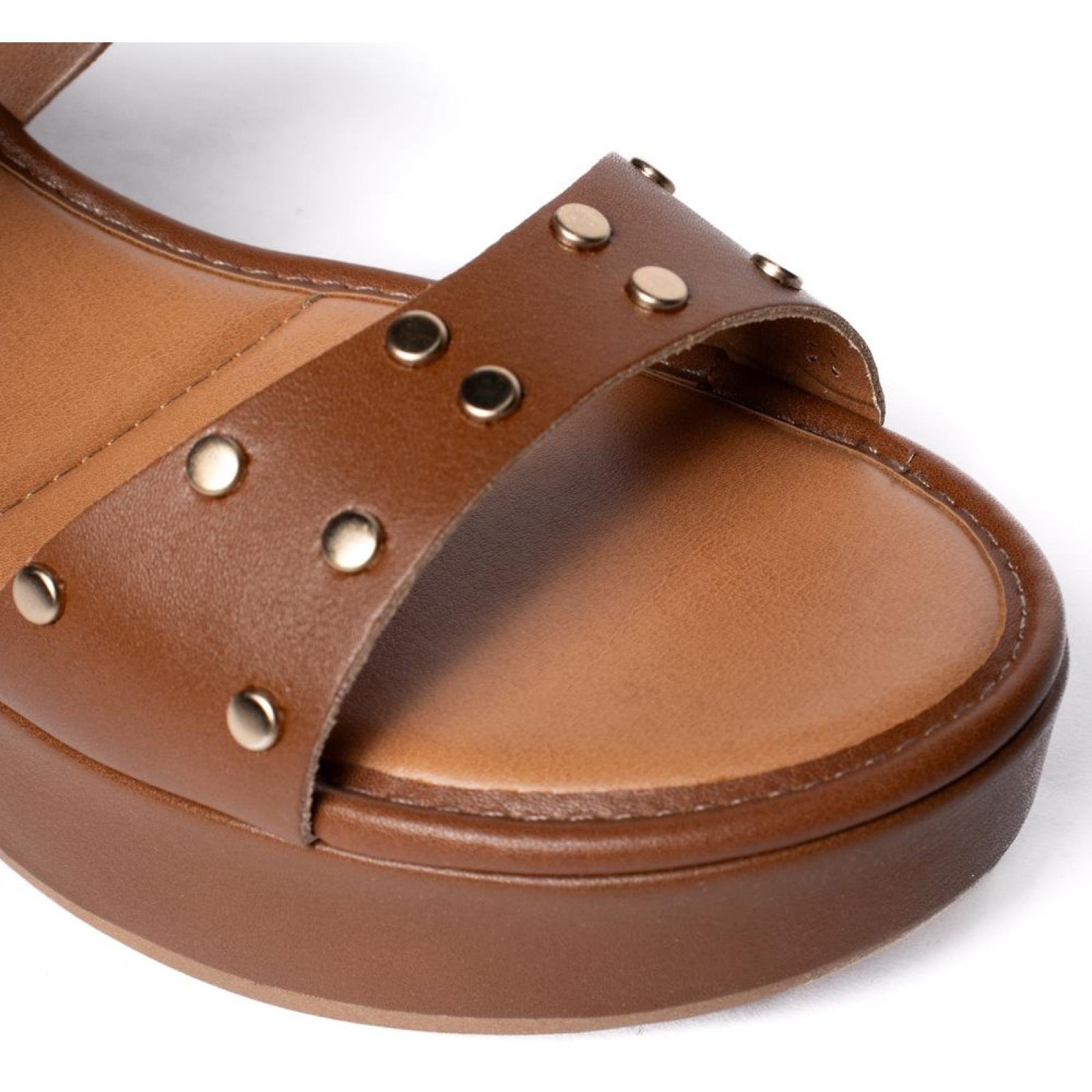 Sandália Feminina Mississipi Anabela Marrom Marrom 2