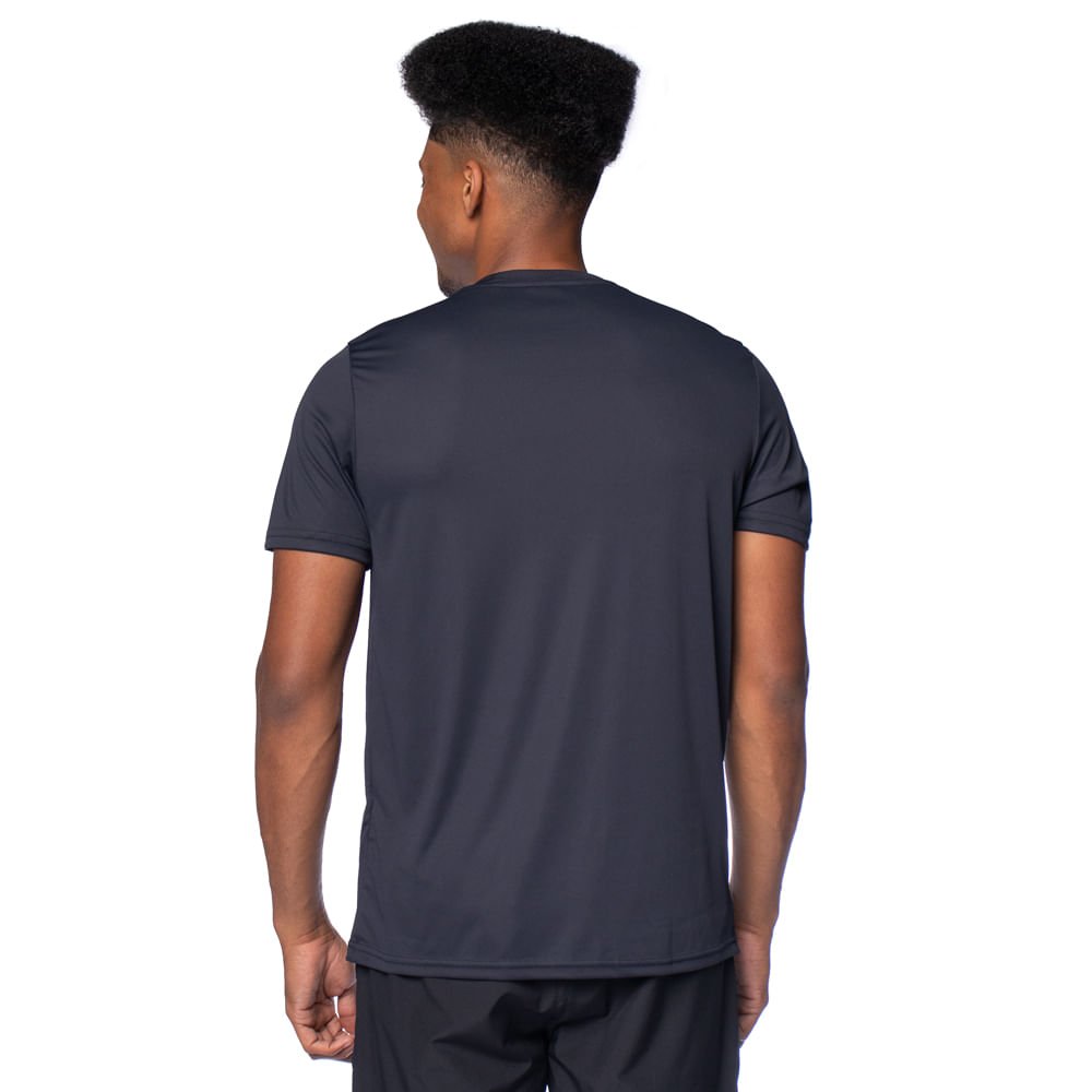 Camiseta Masculina Fila Basic Sports II Preto/Prata Preto/Prata 2