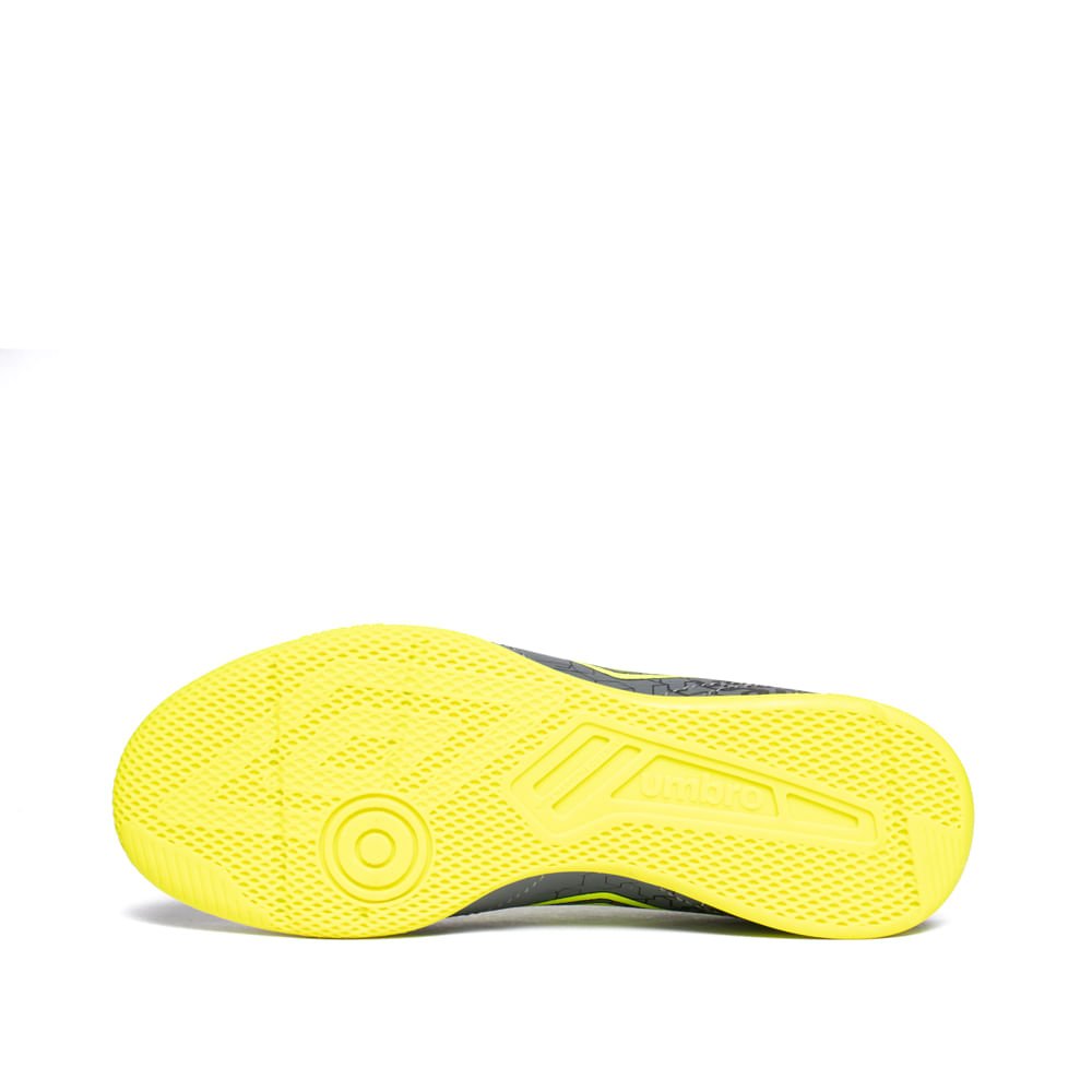 Chuteira Infantil Umbro Class Neo Jr Futsal Cinza/Verde Cinza/Verde 2