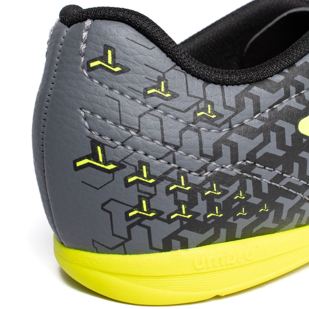 Chuteira Infantil Umbro Class Neo Jr Futsal Cinza/Verde Cinza/Verde 6