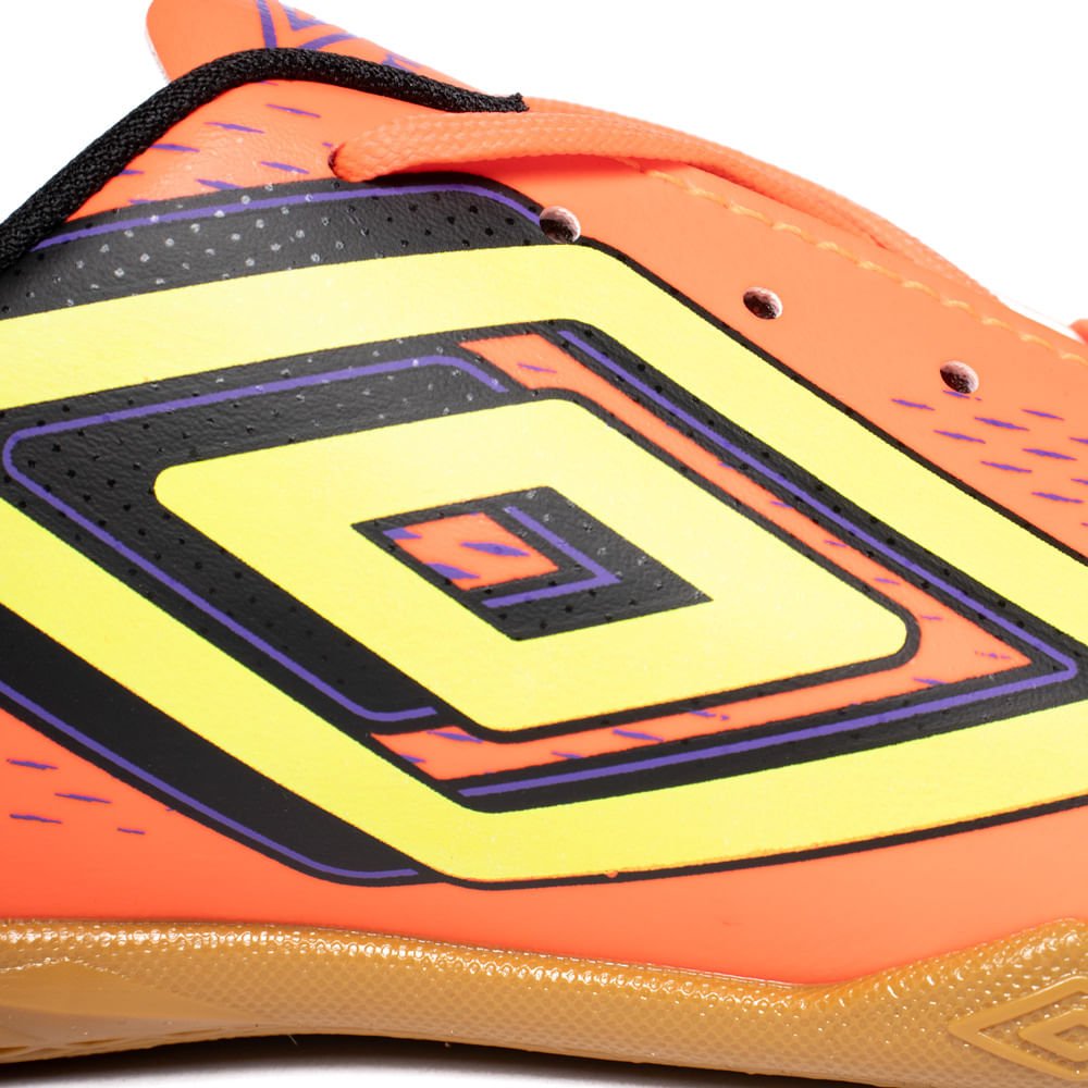 Chuteira Infantil Umbro Futsal Fast II JR Laranja/Roxo Laranja 5