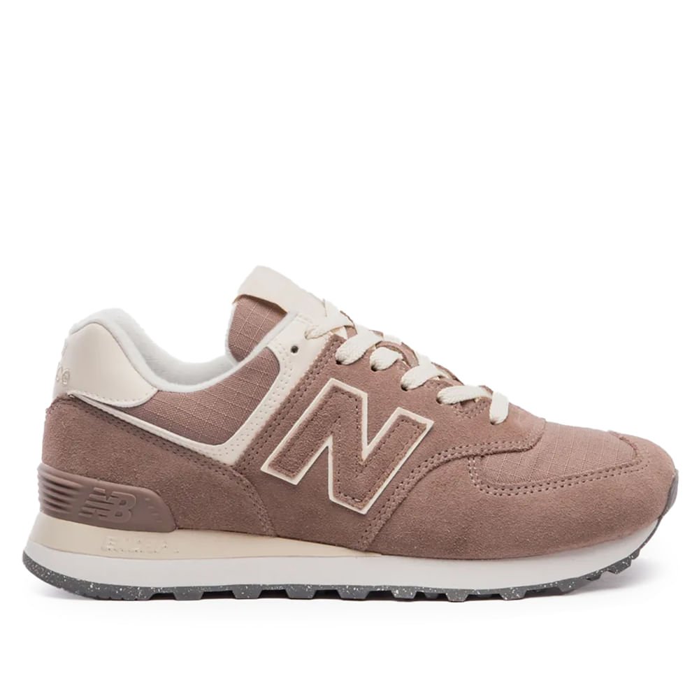 Tênis Feminino New Balance 574 ENCAP Marrom/Off White