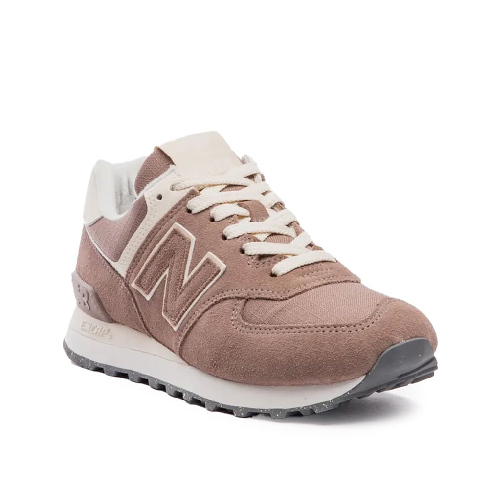 Tênis Feminino New Balance 574 ENCAP Marrom/Off White Marrom 5