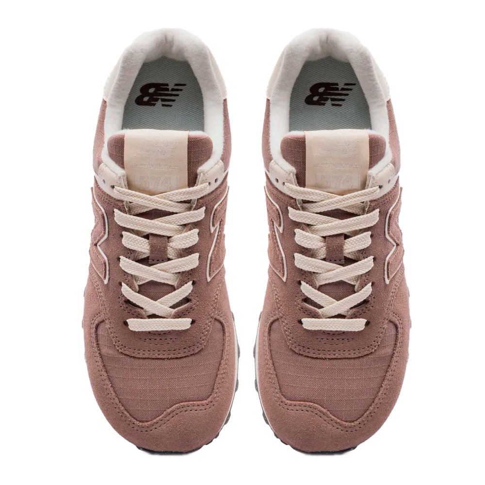 Tênis Feminino New Balance 574 ENCAP Marrom/Off White Marrom 4