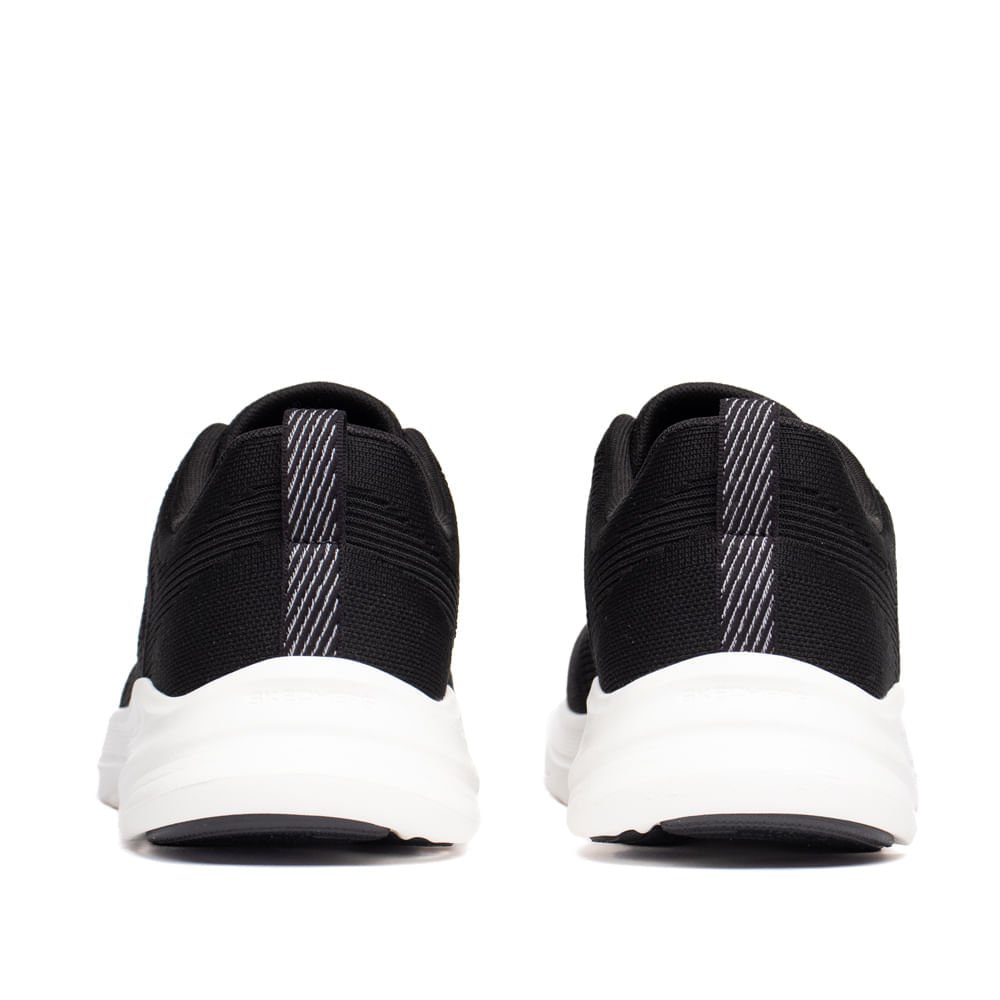 Tênis Masculino Skechers Go Walk 8 Ultra Pillar Preto/Branco Preto/Branco 3