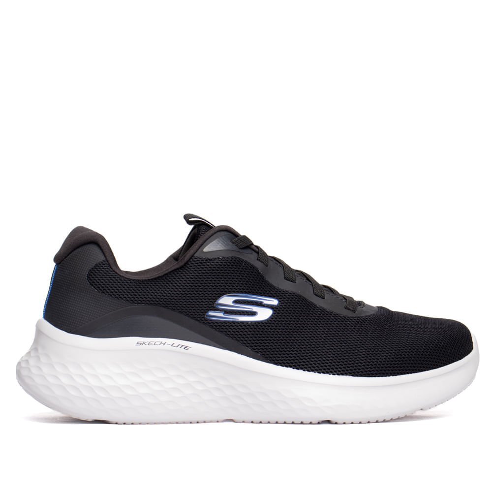 Tênis Masculino Skechers Lite Pro Ledger Preto/Azul