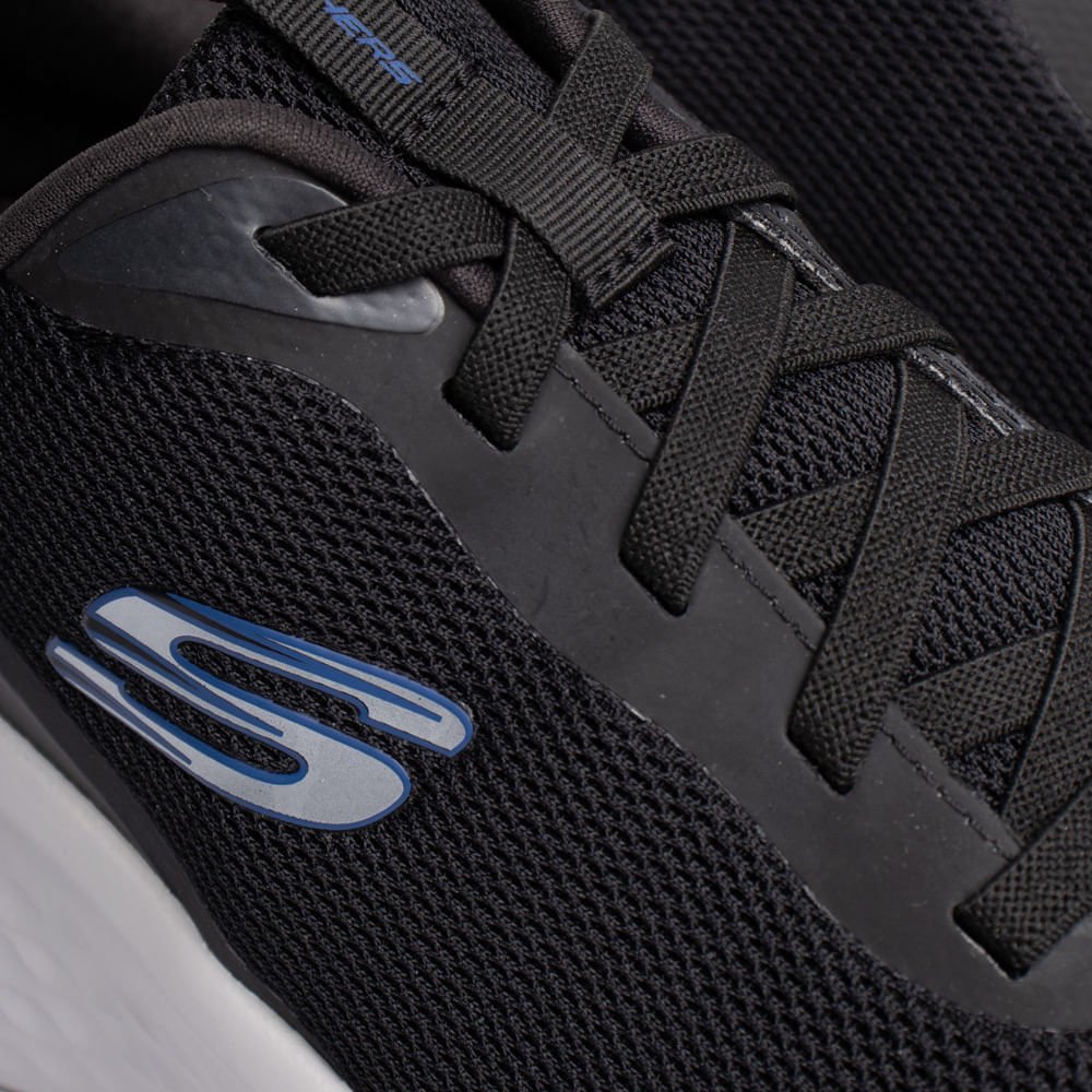 Tênis Masculino Skechers Lite Pro Ledger Preto/Azul Preto/Azul 5