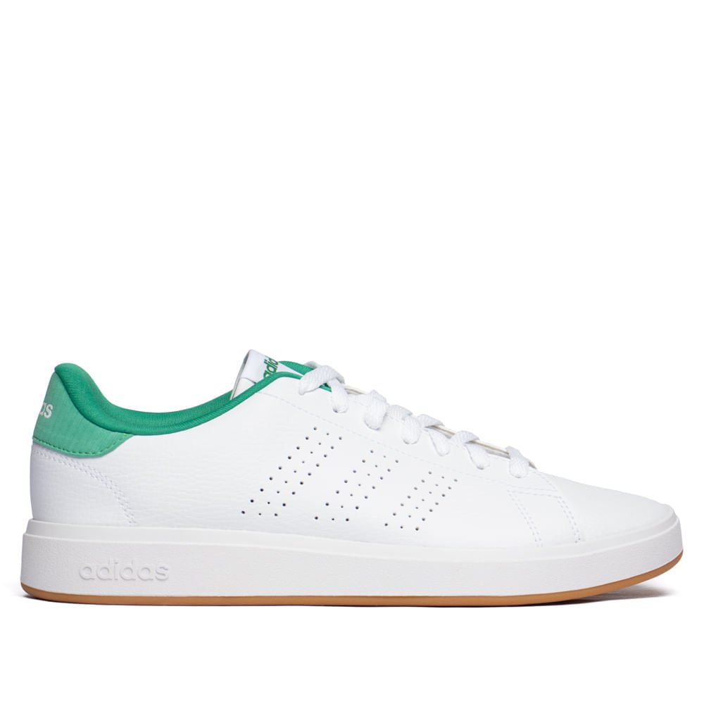 Tênis Masculino Adidas Advantage Base 2.0 Branco/Verde