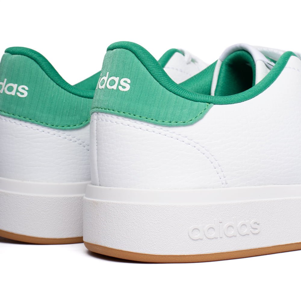 Tênis Masculino Adidas Advantage Base 2.0 Branco/Verde Branco/Verde 6