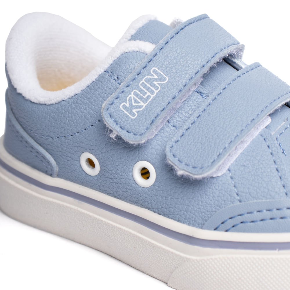 Tênis Infantil Klin Napa Azul/Branco Azul/Branco 5