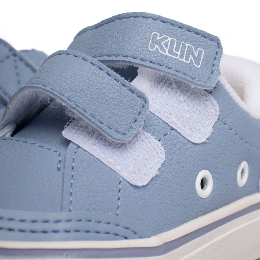 Tênis Infantil Klin Napa Azul/Branco Azul/Branco 6